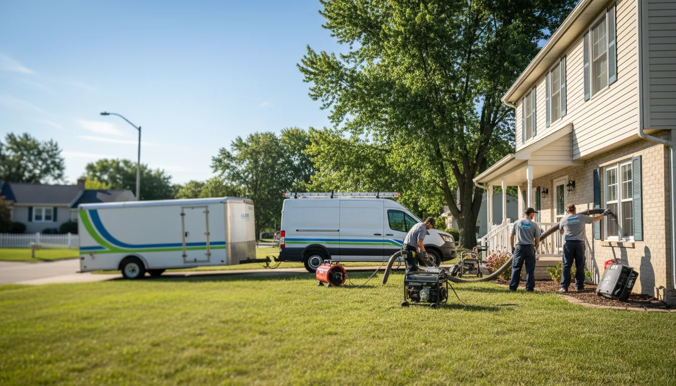 Flooded Basement Restoration And Cleanup With Repair in Ladd, IL near me